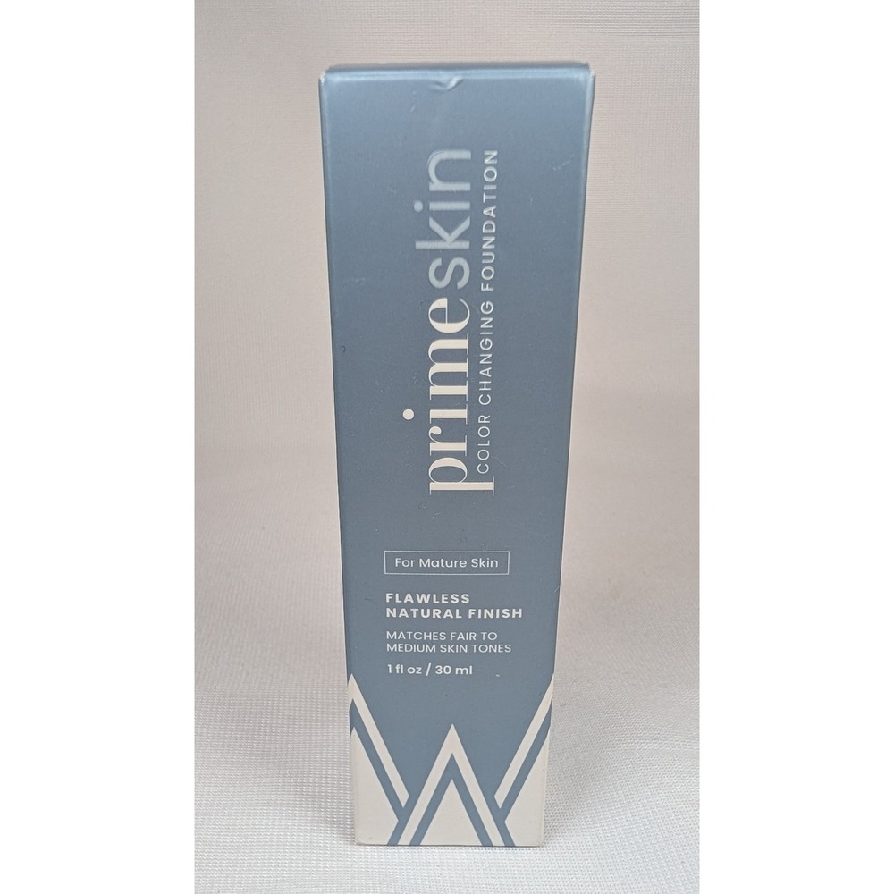 Prime Prometics PrimeSkin Color Changing Foundation Fair to Medium 1oz 30ml NEW